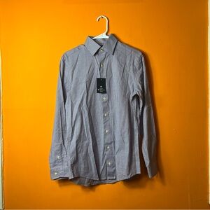 Ben Sherman New Dress Shirt Men's Size S Long Sleeve Tailored Stretch Fit Plaid
